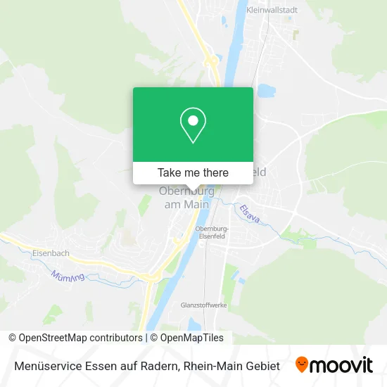 Карта Menüservice Essen auf Radern