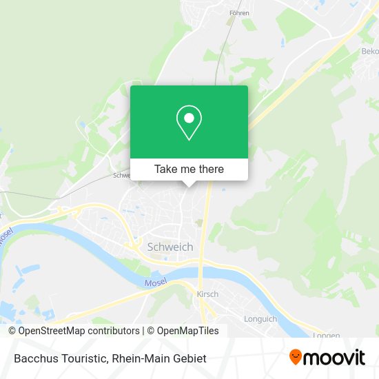 Карта Bacchus Touristic