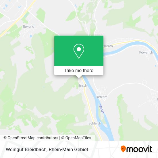 Карта Weingut Breidbach