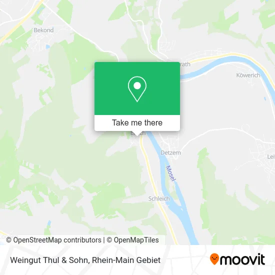 Карта Weingut Thul & Sohn