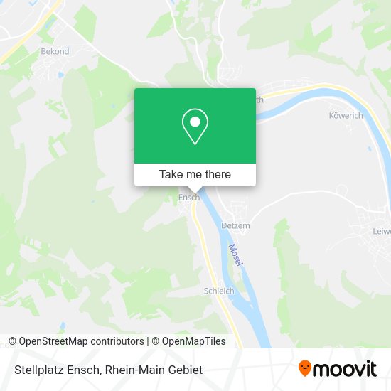 Карта Stellplatz Ensch