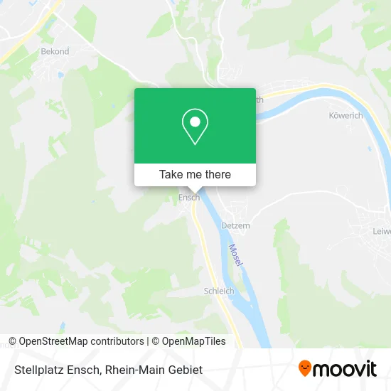 Карта Stellplatz Ensch