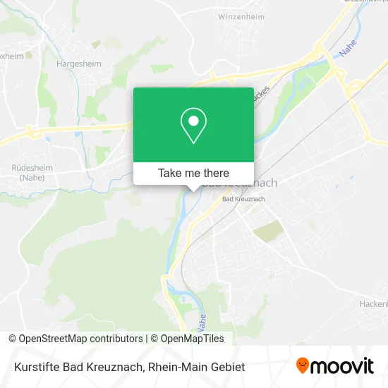 Карта Kurstifte Bad Kreuznach