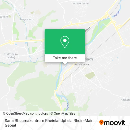 Карта Sana Rheumazentrum Rheinlandpfalz