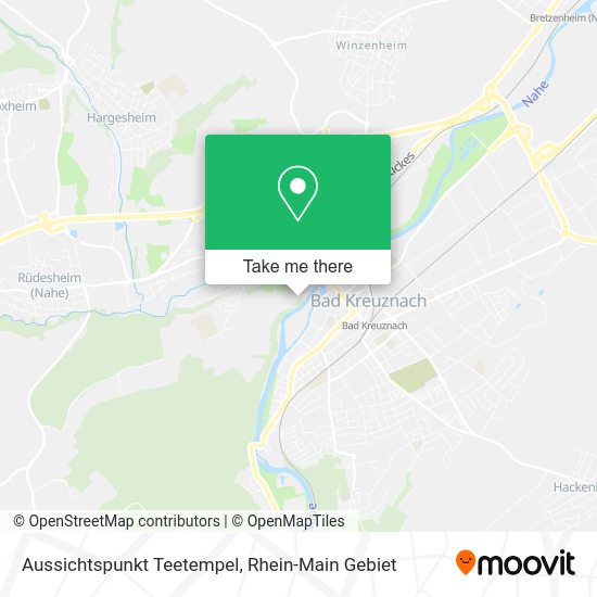 Карта Aussichtspunkt Teetempel