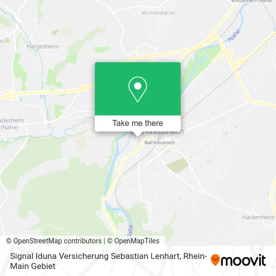 Карта Signal Iduna Versicherung Sebastian Lenhart