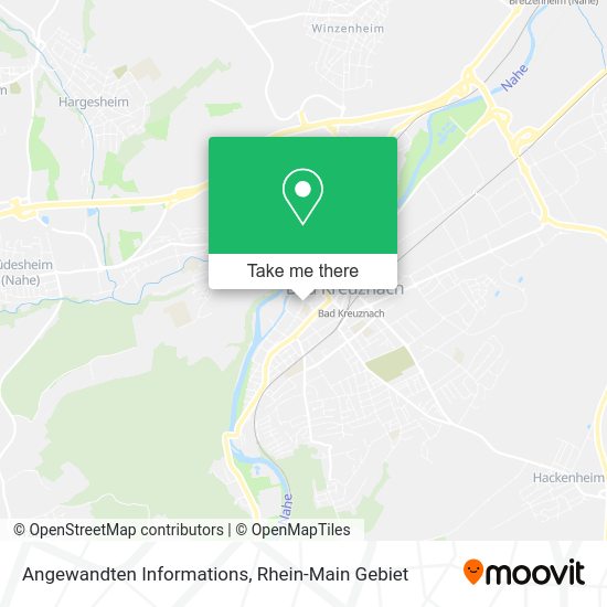 Карта Angewandten Informations