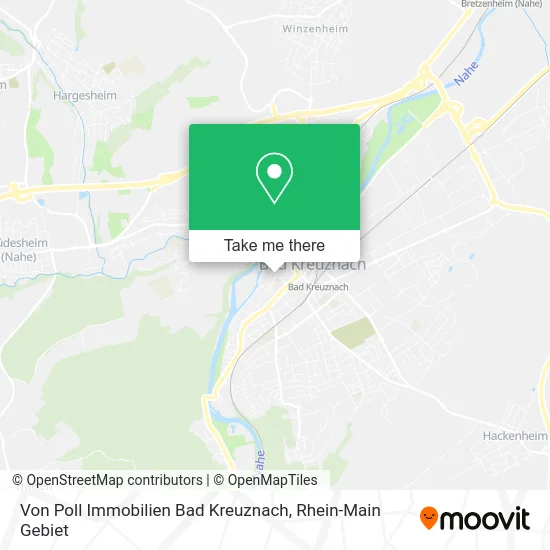 Von Poll Immobilien Bad Kreuznach map