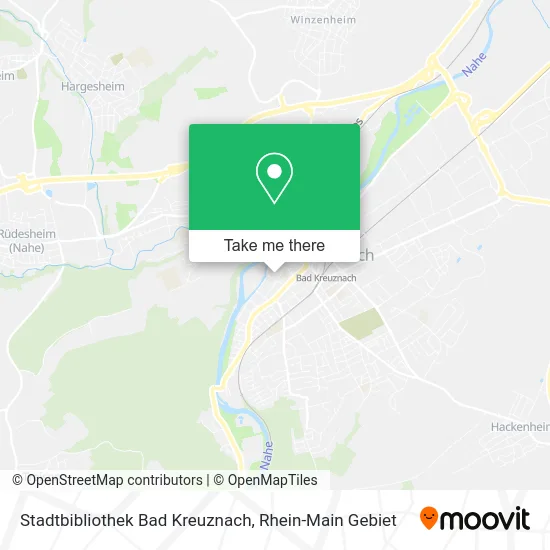 Карта Stadtbibliothek Bad Kreuznach