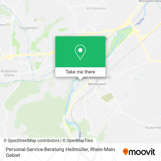 Карта Personal-Service-Beratung Heitmüller