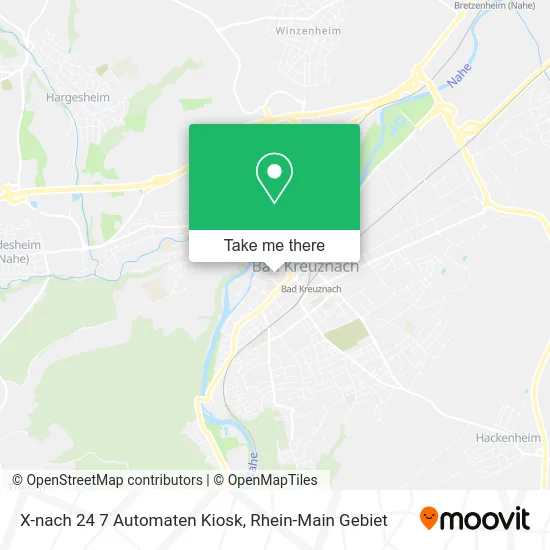 Карта X-nach 24 7 Automaten Kiosk