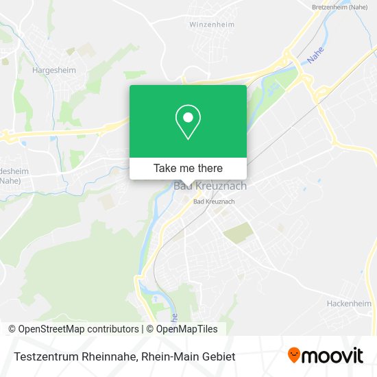 Карта Testzentrum Rheinnahe