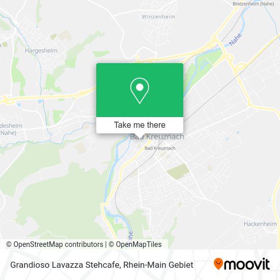 Карта Grandioso Lavazza Stehcafe