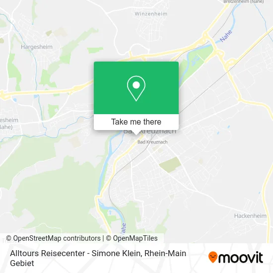 Карта Alltours Reisecenter - Simone Klein