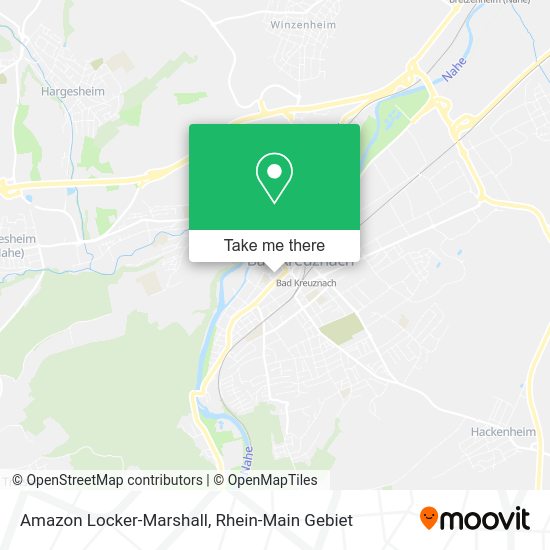 Карта Amazon Locker-Marshall