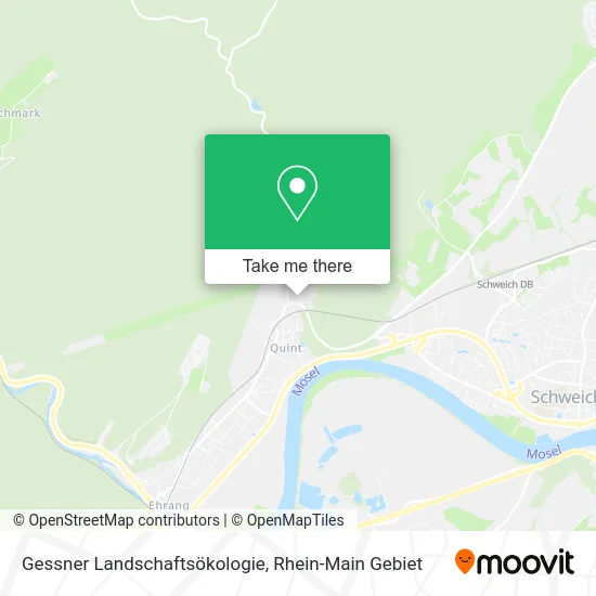 Карта Gessner Landschaftsökologie