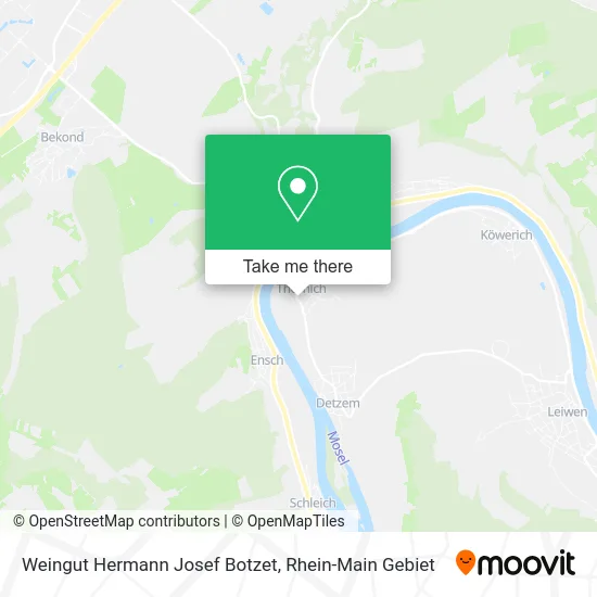 Карта Weingut Hermann Josef Botzet