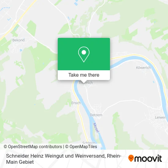 Карта Schneider Heinz Weingut und Weinversand