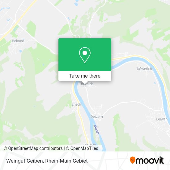 Карта Weingut Geiben