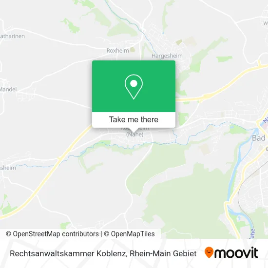 Rechtsanwaltskammer Koblenz map