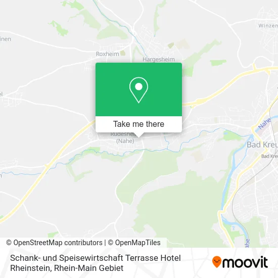 Карта Schank- und Speisewirtschaft Terrasse Hotel Rheinstein