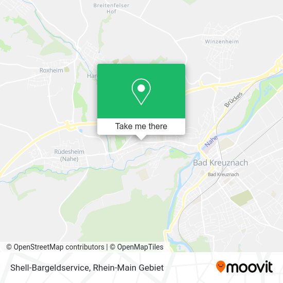 Shell-Bargeldservice map