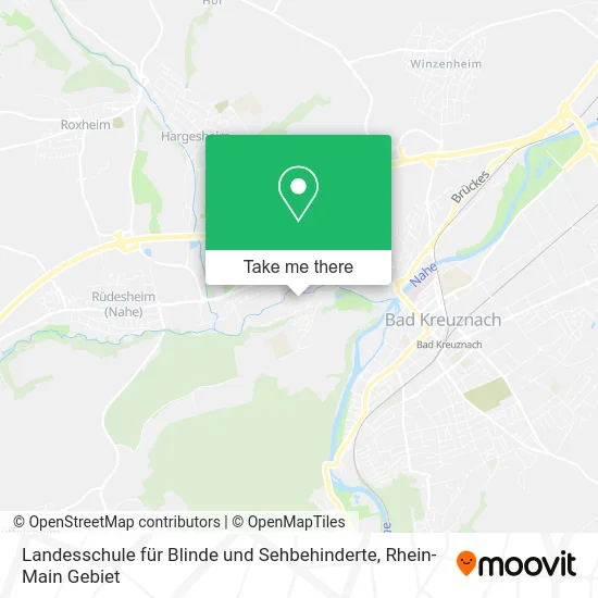 Карта Landesschule für Blinde und Sehbehinderte