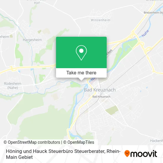 Höning und Hauck Steuerbüro Steuerberater map