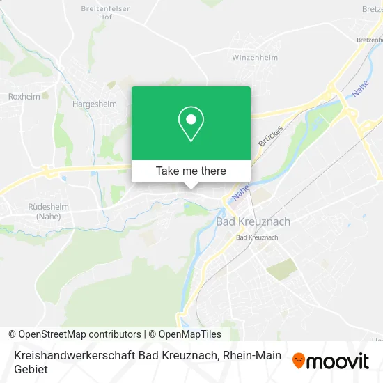 Карта Kreishandwerkerschaft Bad Kreuznach