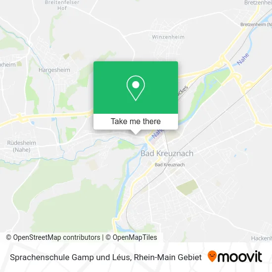 Карта Sprachenschule Gamp und Léus