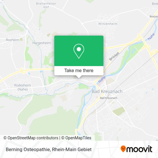 Карта Berning Osteopathie