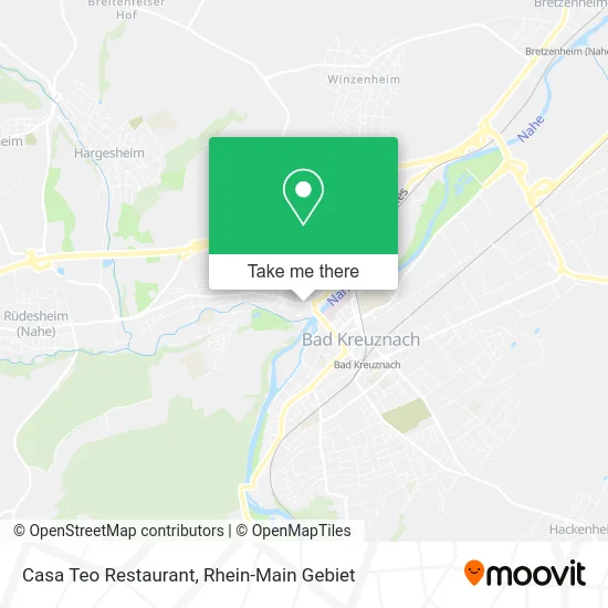 Карта Casa Teo Restaurant