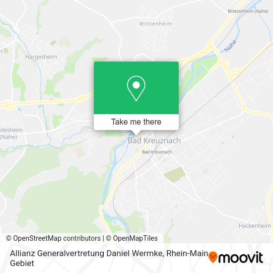 Карта Allianz Generalvertretung Daniel Wermke