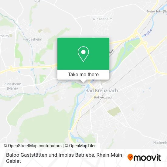 Карта Baloo Gaststätten und Imbiss Betriebe