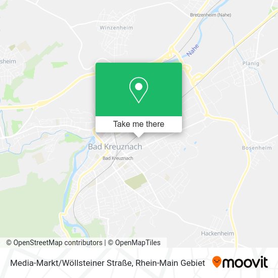 Карта Media-Markt/Wöllsteiner Straße