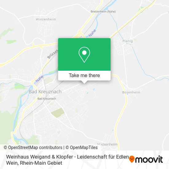 Карта Weinhaus Weigand & Klopfer - Leidenschaft für Edlen Wein