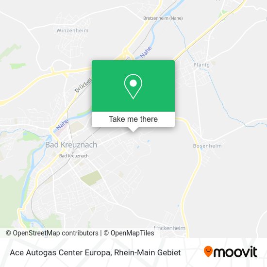 Карта Ace Autogas Center Europa