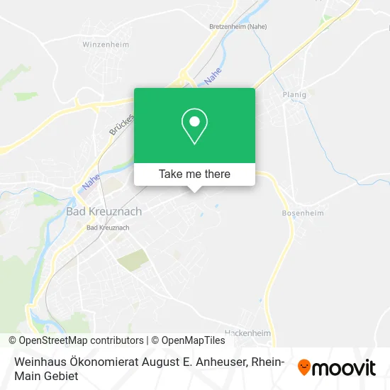 Карта Weinhaus Ökonomierat August E. Anheuser