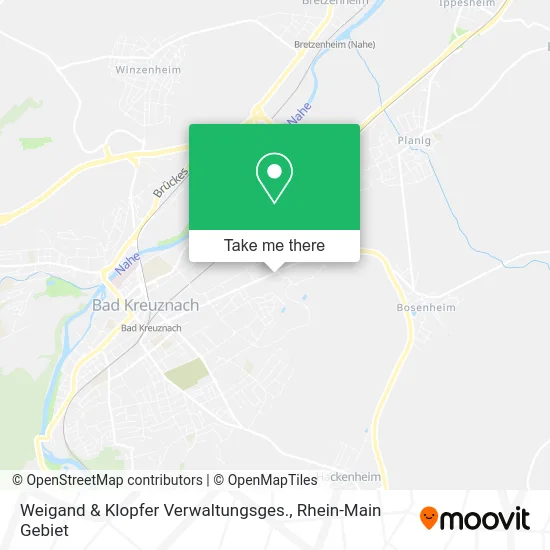 Карта Weigand & Klopfer Verwaltungsges.