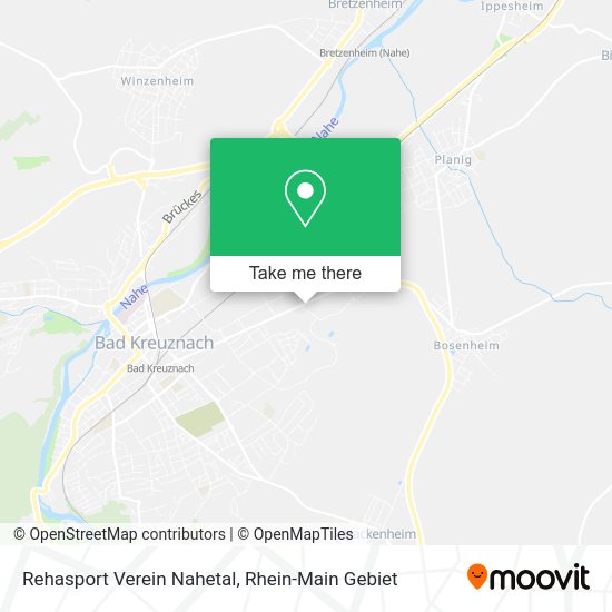Карта Rehasport Verein Nahetal