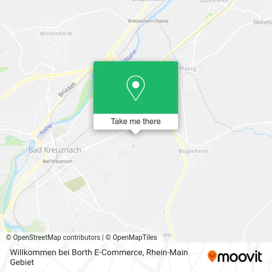Willkommen bei Borth E-Commerce map