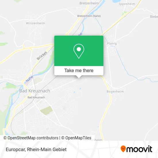 Карта Europcar