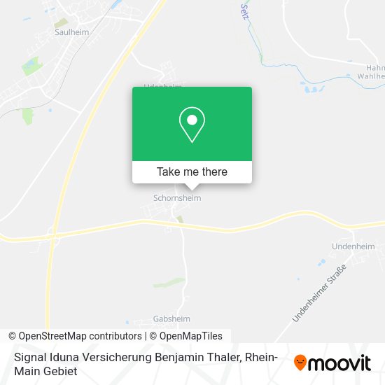 Карта Signal Iduna Versicherung Benjamin Thaler