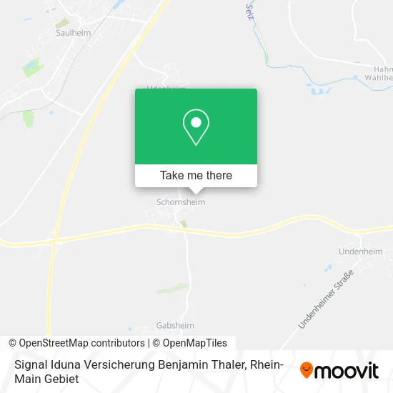 Карта Signal Iduna Versicherung Benjamin Thaler
