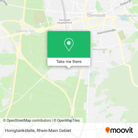 Карта Honigtankstelle