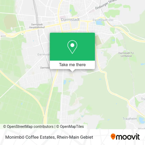 Карта Monimbó Coffee Estates