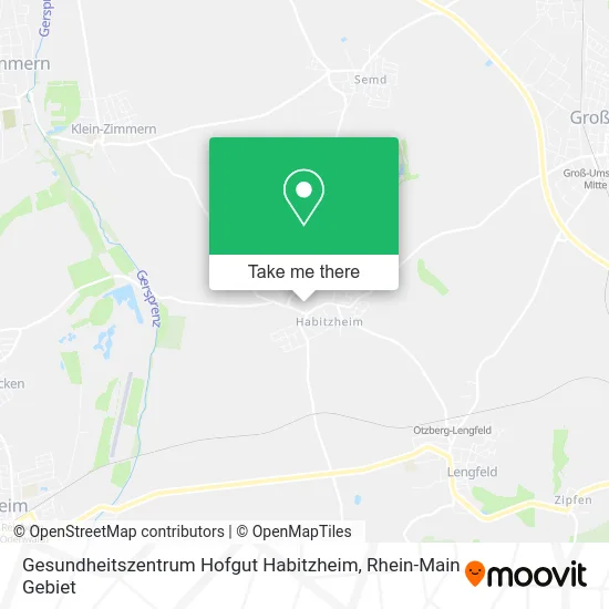 Карта Gesundheitszentrum Hofgut Habitzheim