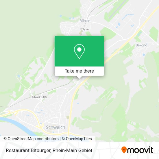 Карта Restaurant Bitburger
