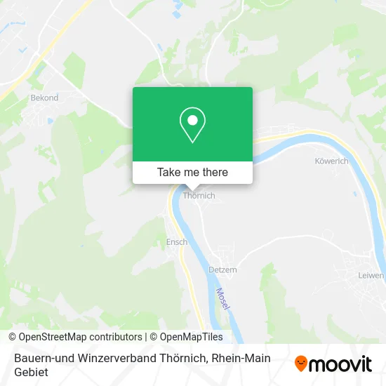 Карта Bauern-und Winzerverband Thörnich