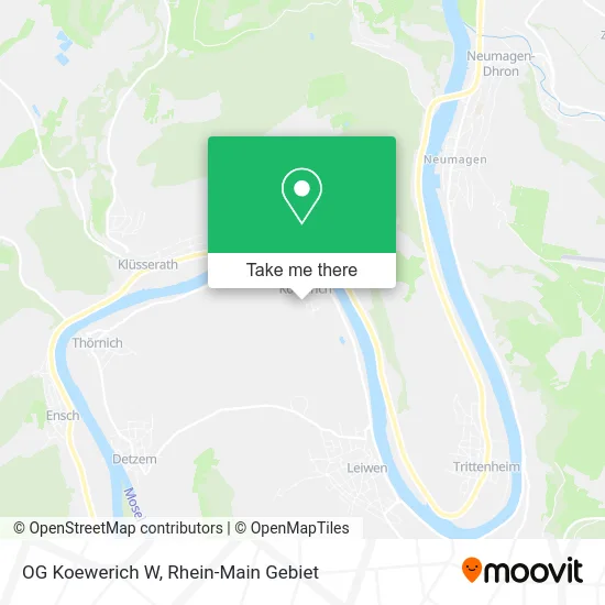 Карта OG Koewerich W